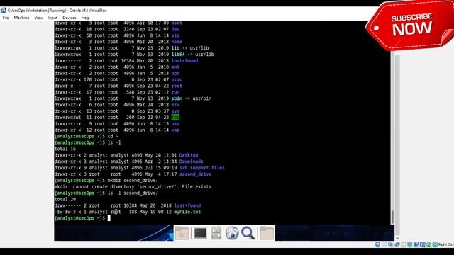 CA v1.0 - 4.5.4. Lab - Navigating the Linux Filesystem and Permission Settings - CyberOps Asscociat