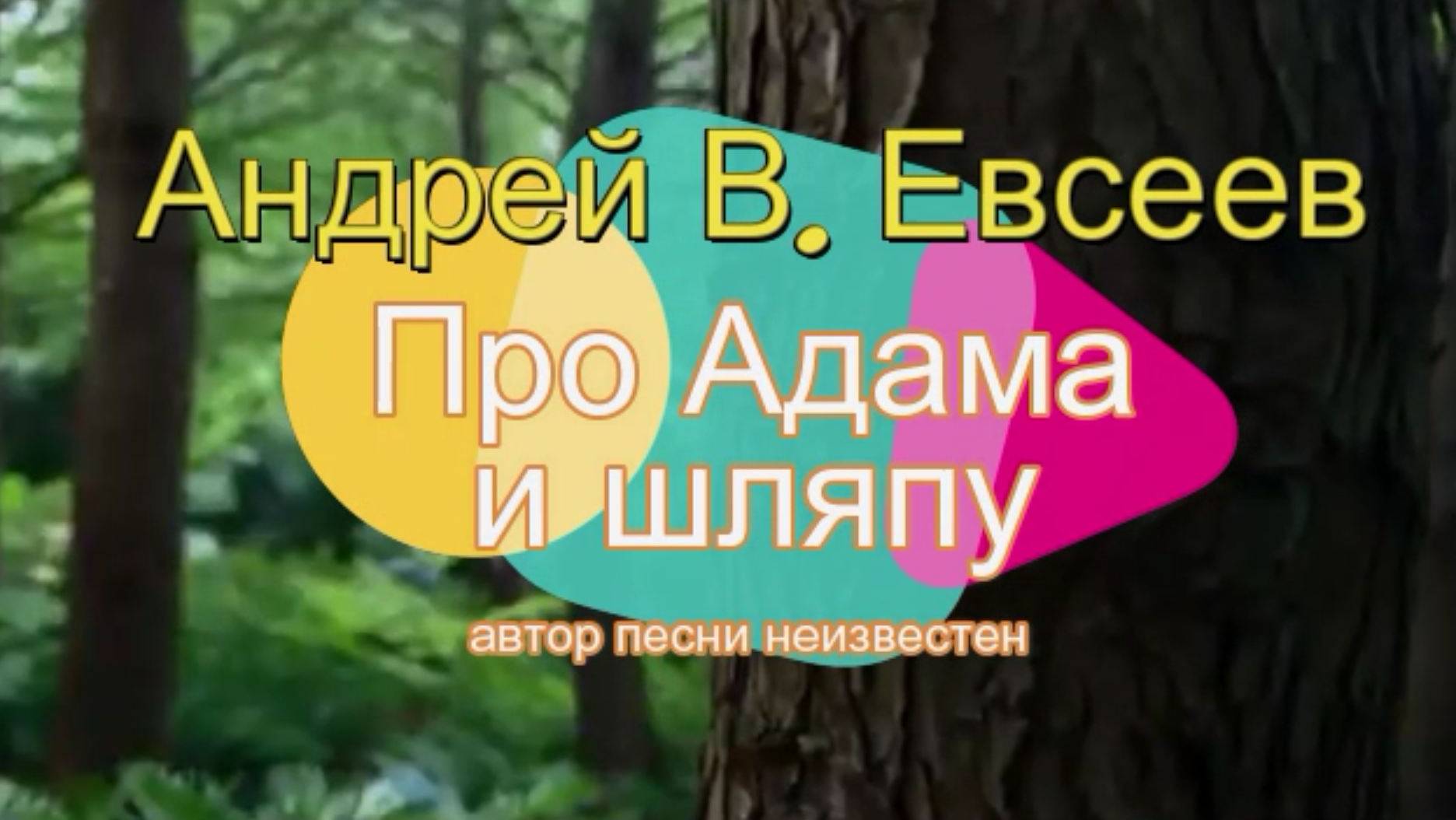 Андрей В. Евсеев.  Про Адама и шляпу. CD-альбом "Инициация" (планируется в 2025 г.)