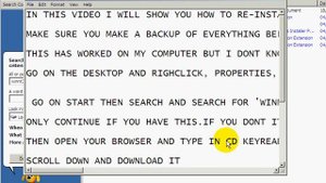 how to reinstall windows xp without a cd REALLY WORKS