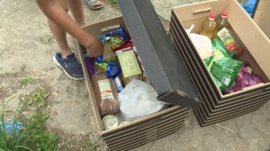 15 малообеспеченных и многодетных семей в Кратово получили продуктовые наборы.