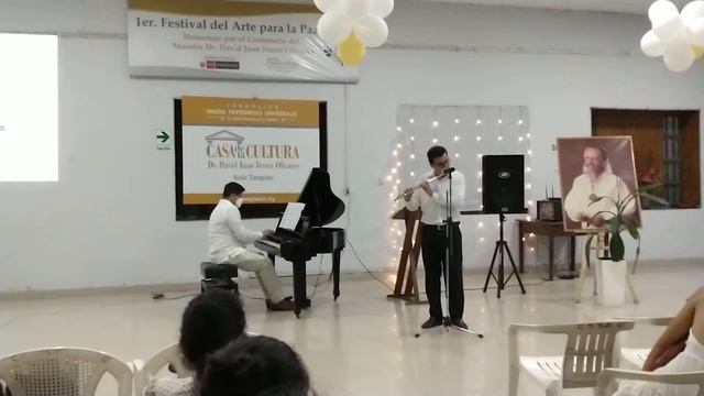 FLAUTA TRAVERSA. Profesor Lenin García Estrella. FESTIVAL DE ARTE PARA LA PAZ. Tarapoto enero 2022. смотреть онлайн
