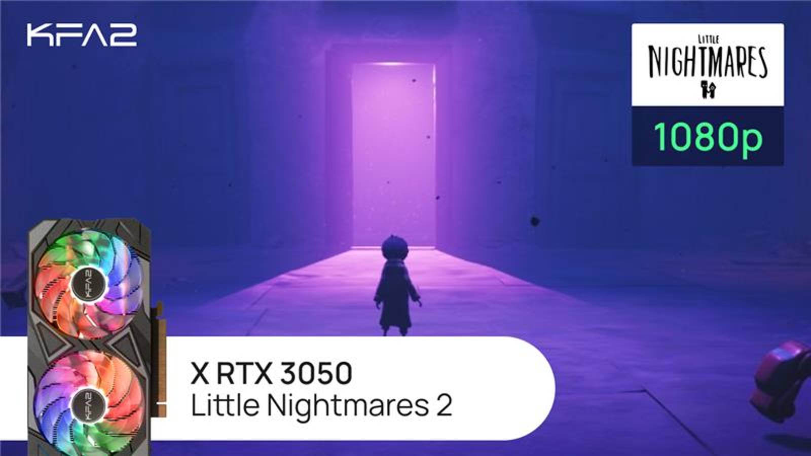 KFA2 X GeForce RTX 3050 Black | Little Nightmares 2 | 1080p (Full HD) разрешение