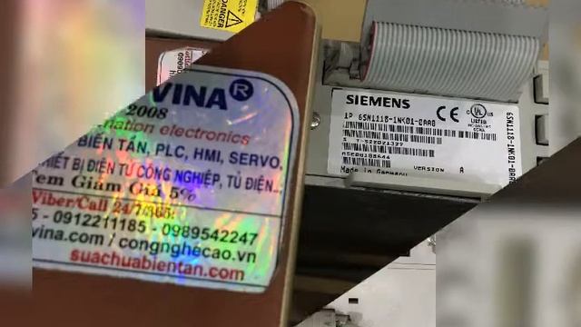 Cung cấp Sửa chữa Biến tần Servo Siemens SIMODRIVE 611 смотреть онлайн