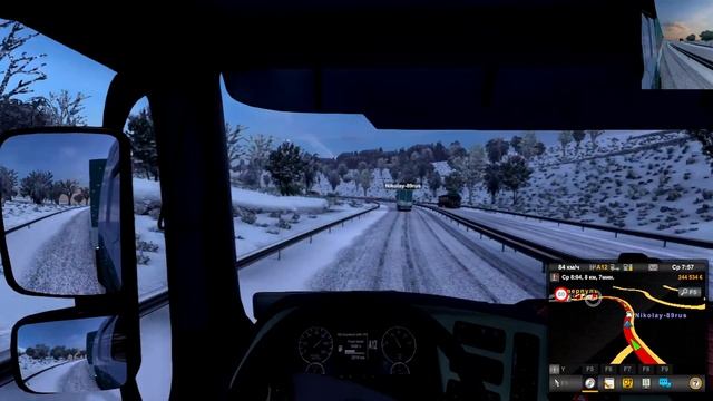 Euro Truck Simulator 2 Доставка подарков смотреть онлайн