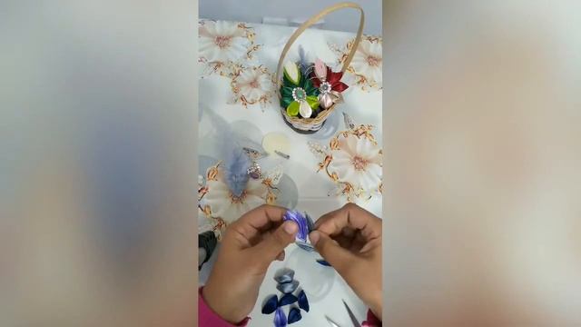 ribbon petal flower brooch بروش جميل смотреть онлайн