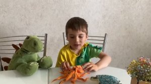 Осьминог и черепаха для детей