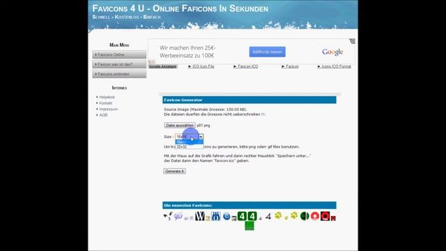 Online Favicon generator von 12webmaster смотреть онлайн