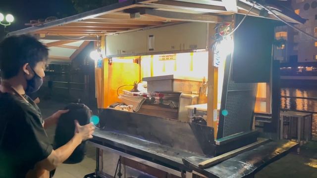 YATAI | SPOTLESS! FULL SETUP and BREAKDOWN of Japanese Food Stall Yatai!