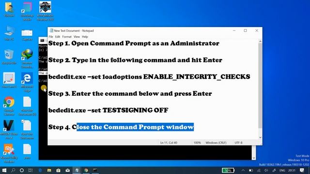 Fix Test Mode issue in Windows 10, 8 Pro, 8 and Windows 7 operating system смотреть онлайн