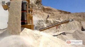 Мобильная роторная дробилка Китай. Принцип работы.