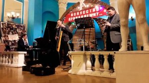 Джаз. Тема из фильма "Ва-Банк". Музыканты в Калужском Драматическом Театре.