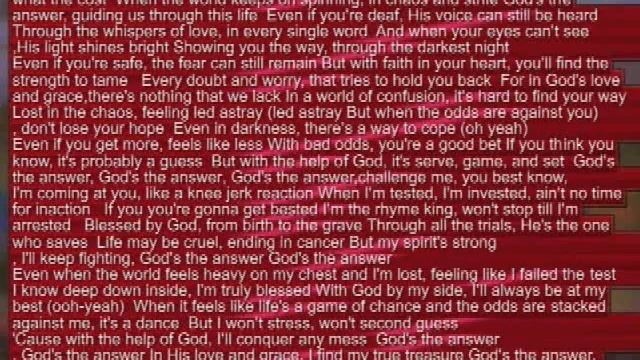 "God's the Answer"  by ai Avedis смотреть онлайн