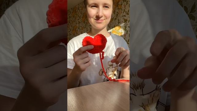 Вяжу брелок сердечко🫶❤️ МК: Татьяна Мединцева «Вязаное сердце крючком за 20 минут»