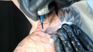 Тату Орёл в стиле Вип шейдинг процесс татуирования!