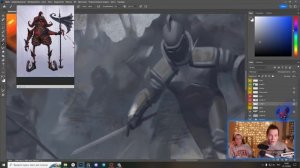 Рисую иллюстрацию по своему концепту! Часть 10. Заключение. Стрим в 18:00 Мск