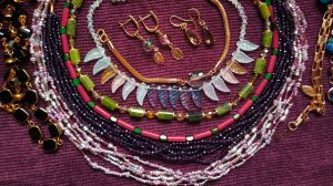 221. Бижутерия ручной работы. Бусы, браслеты, серьги. Россыпь украшений!