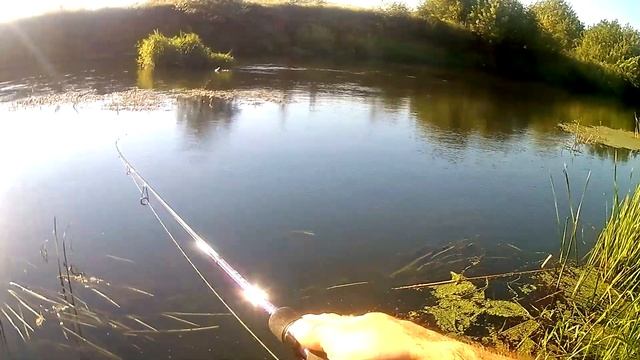 Зїздив на рибалку в нове незнайоме місце. Ультралайт спінінг. смотреть онлайн