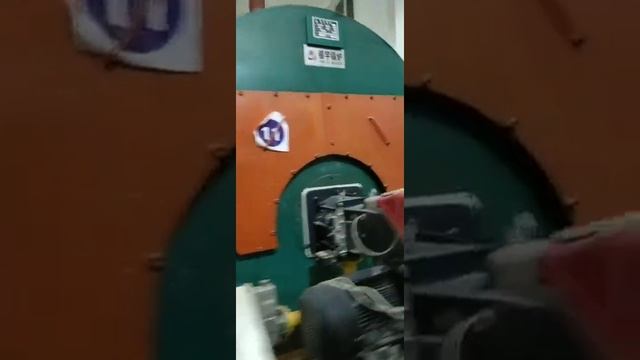 2pcs WNS gas fired steam boiler using site