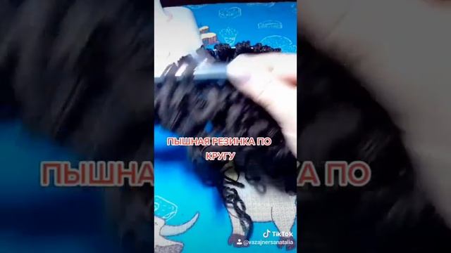 Вязайнерша Наталия,пышная резинка по кругу спицами смотреть онлайн