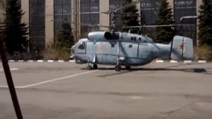 Взлет вертолета Ка-32