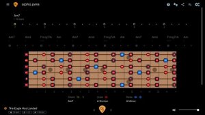 Classic Funky Psychedelic Rock Jam _ Guitar Backing Track in A Minor (96 BPM)