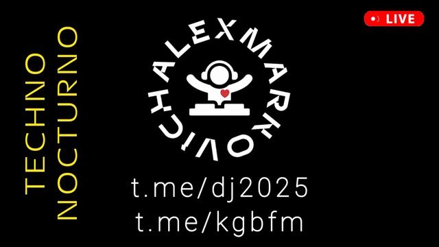 Alex Markovich live techno mix - диджейский техно сет - DJ 2025 - новая электронная техно музыка