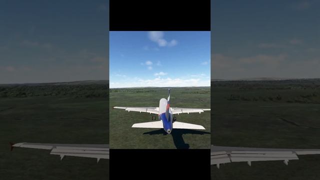 A 320 Fenix приземлился на поле #airplane #plane #aviation #landing #crash #games #msfs2020