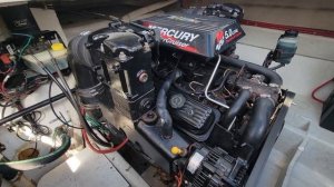 Mercruiser 5.0 carb. Очень страшный звук на старте