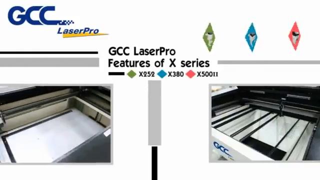 GCC LaserPro   X series Introduction Laser Cutting Systems