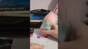 рисуем бумажную удочку ла-ла фан-фан