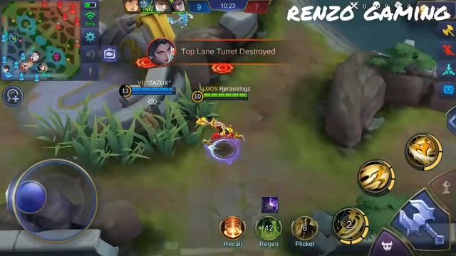 MY CHOU GAMEPLAY KILLER OR FEEDER?? | Renzo Gaming | Mobile Legends смотреть онлайн