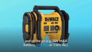 DEWALT 20V MAX Cordless Tire Inflator Tool Only (DCC020IB)