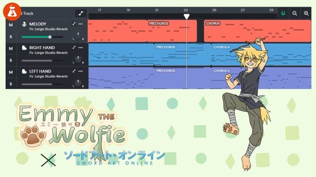 Sword Art Online - Niji No Kanata Ni (Piano Only) - | Instrumental Cover by EmmyTheWolfie | смотреть онлайн