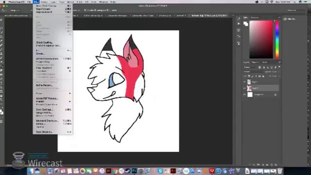 Zips furry art stream! SS Artwork : Beastboy the fox!
