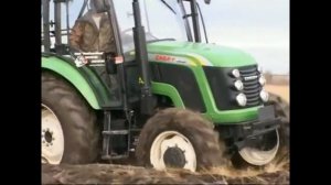 Трактор CHERY RC 804 в работе. Спецтехника из Китая.