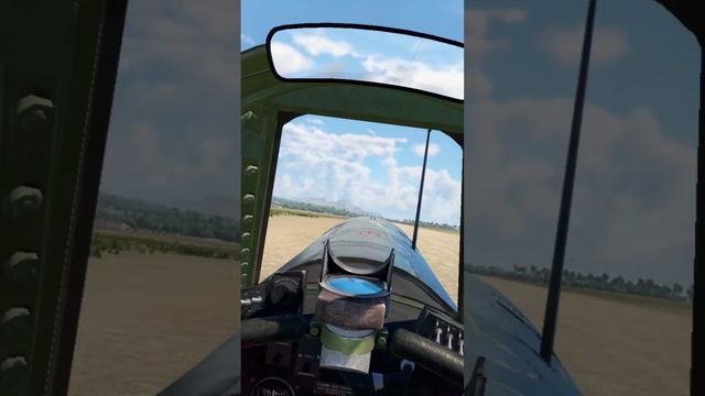 Взлет на истребителе F4U-1A Corsair (японский). #warthunder #vr #shorts