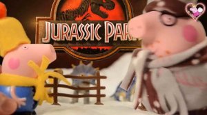 Свинка Пеппа. Живой динозавр Джорджа. Мультфильм для детей с игрушками