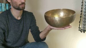 Непальская чаша ручной работы -24 см , D#3, A5