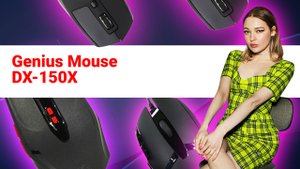 НИКС Компьютерный Супермаркет: видео про Проводная Мышь Genius Mouse DX-150X Красный USB 2.0