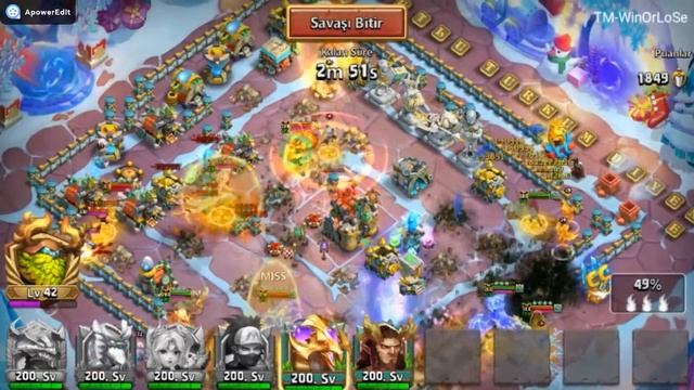 Castle Clash DoveGuild War Keeper Show (kale savaşı lonca savaşı güvercin efendisi deneme) смотреть онлайн