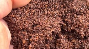 Выгруженный сорбент вблизи, как он есть после 6 лет службы