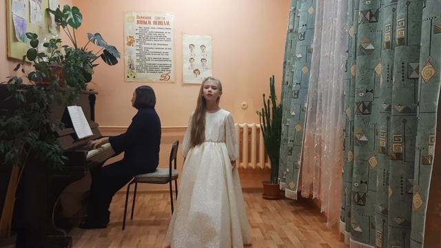 Багаева Аринавозрастной номер группы 7-9 лет  номинация вокал соло академический вокал.
