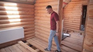 Коммуникации в доме из сруба