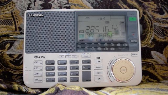 Sangean ATS 909X, 10 meters, 13 UTC, Moscow смотреть онлайн