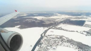 Посадка в Домодедово - Landing in Domodedovo