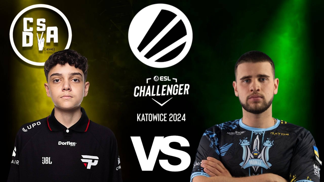 Monte vs paiN Хайлайты ESL Challenger Katowice 2024 CS2