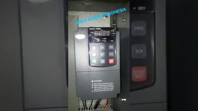 MEIJI SCREW KOMPRESOR  MS-750PMV-II INVERTER pengoperasian smart controller