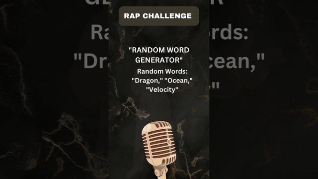 "🎲📝 Random Word Generator Rap Challenge: Crafting Rhymes from Chaos! 🎤🔀" смотреть онлайн