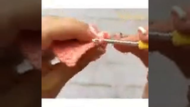 How to crochet back loops only (BLO), вязание за задние стенки петель