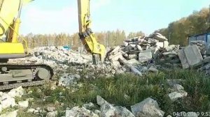 Работа крашера IFP19Х в Рязани на экскаваторе SDLG E6210F